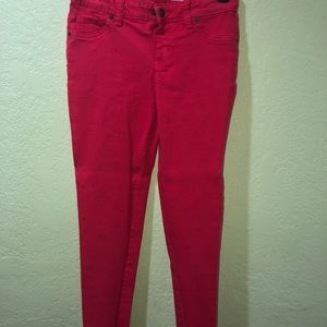 Girls Red Jeans